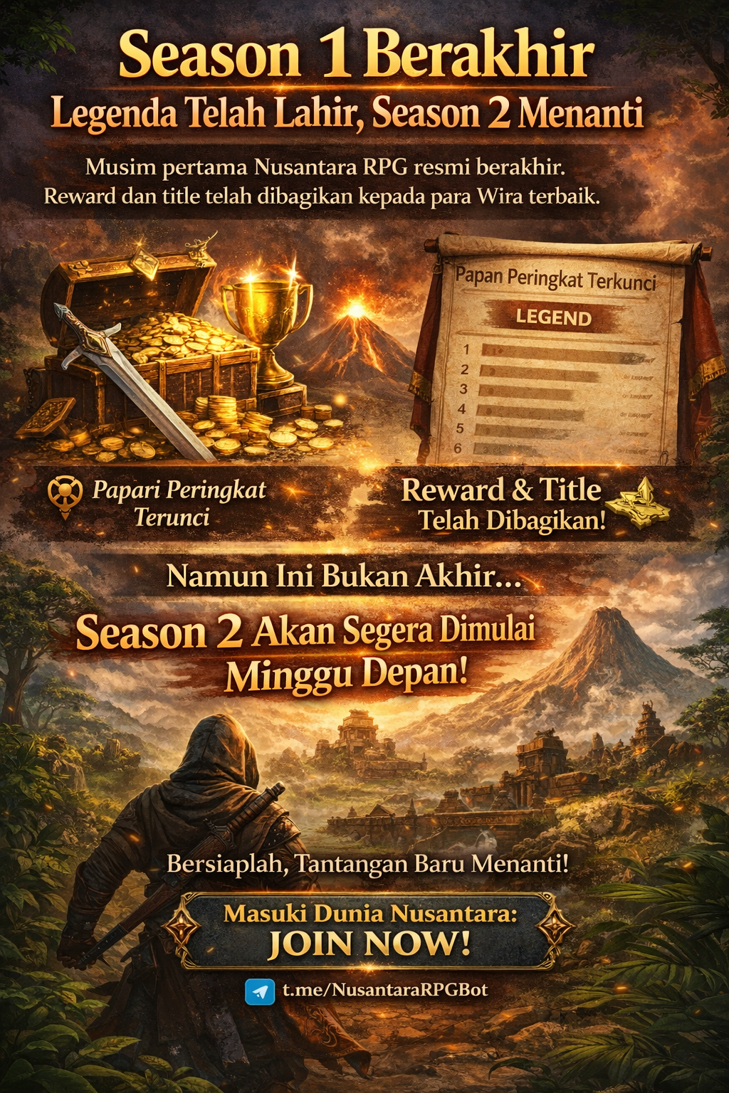 Season 1 Berakhir — Legenda Telah Lahir, Season 2 Menanti